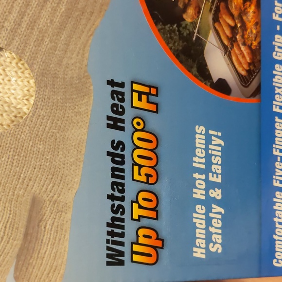 Tuff Glove Pro Heat Protective Gloves 2 Pc Value Pack in Beige OSFA - Picture 6 of 8